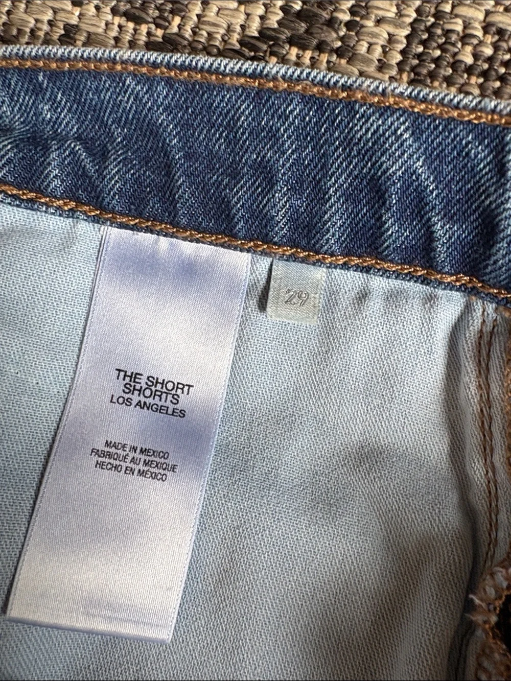 Favorite Daughter - Women’s Blue Denim Shorts - the short shorts - size 29